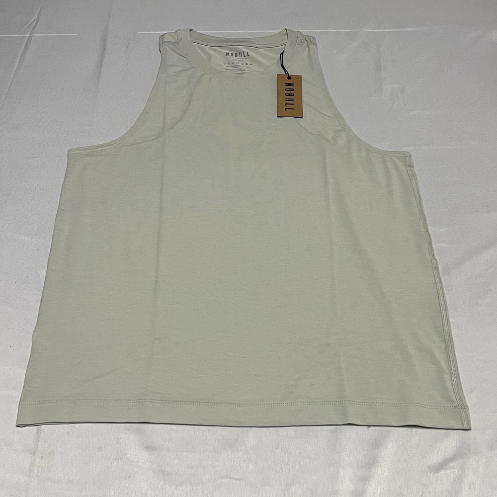 NOBULL Tank Top Mens Medium Pistachio Sleeveless Athletic Activewear Shirt NWT
